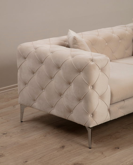 Atelier Del Sofa Como - Sofá de 2 plazas Ecru